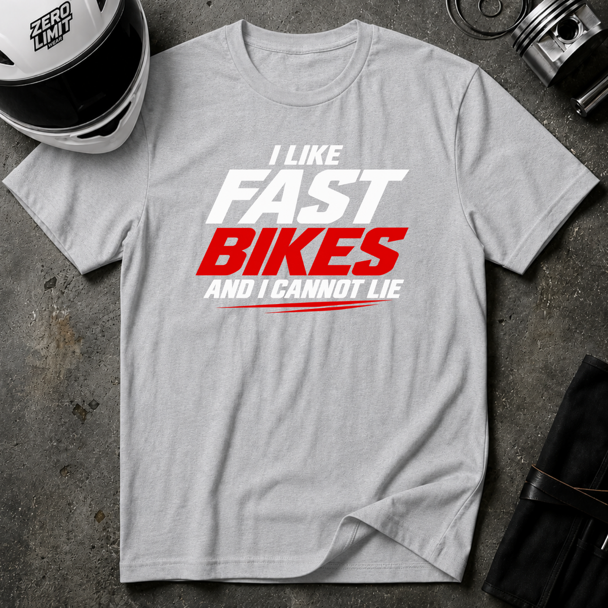 I LIKE FAST BIKES T-SHIRT