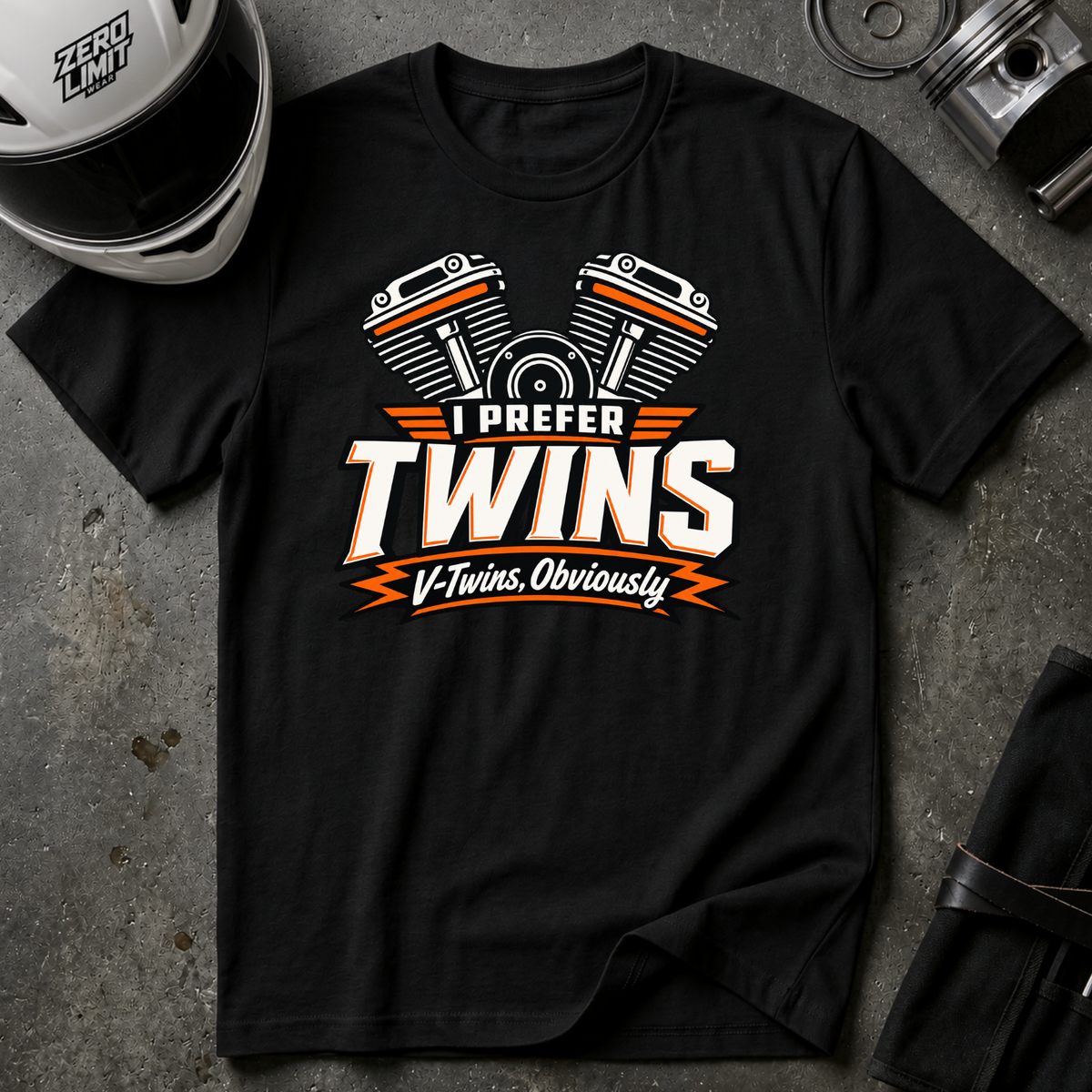 I PREFER TWINS T-SHIRT