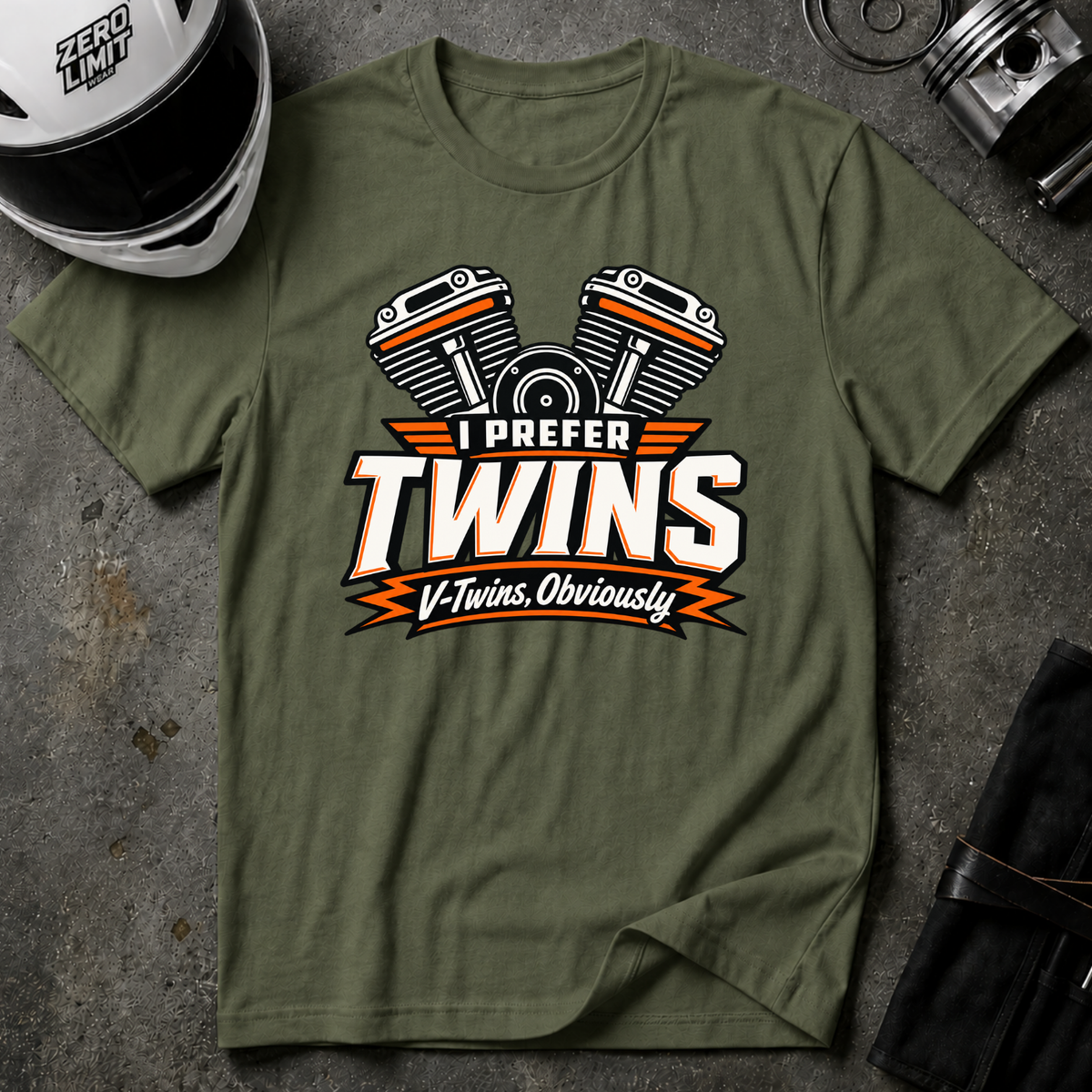 I PREFER TWINS T-SHIRT