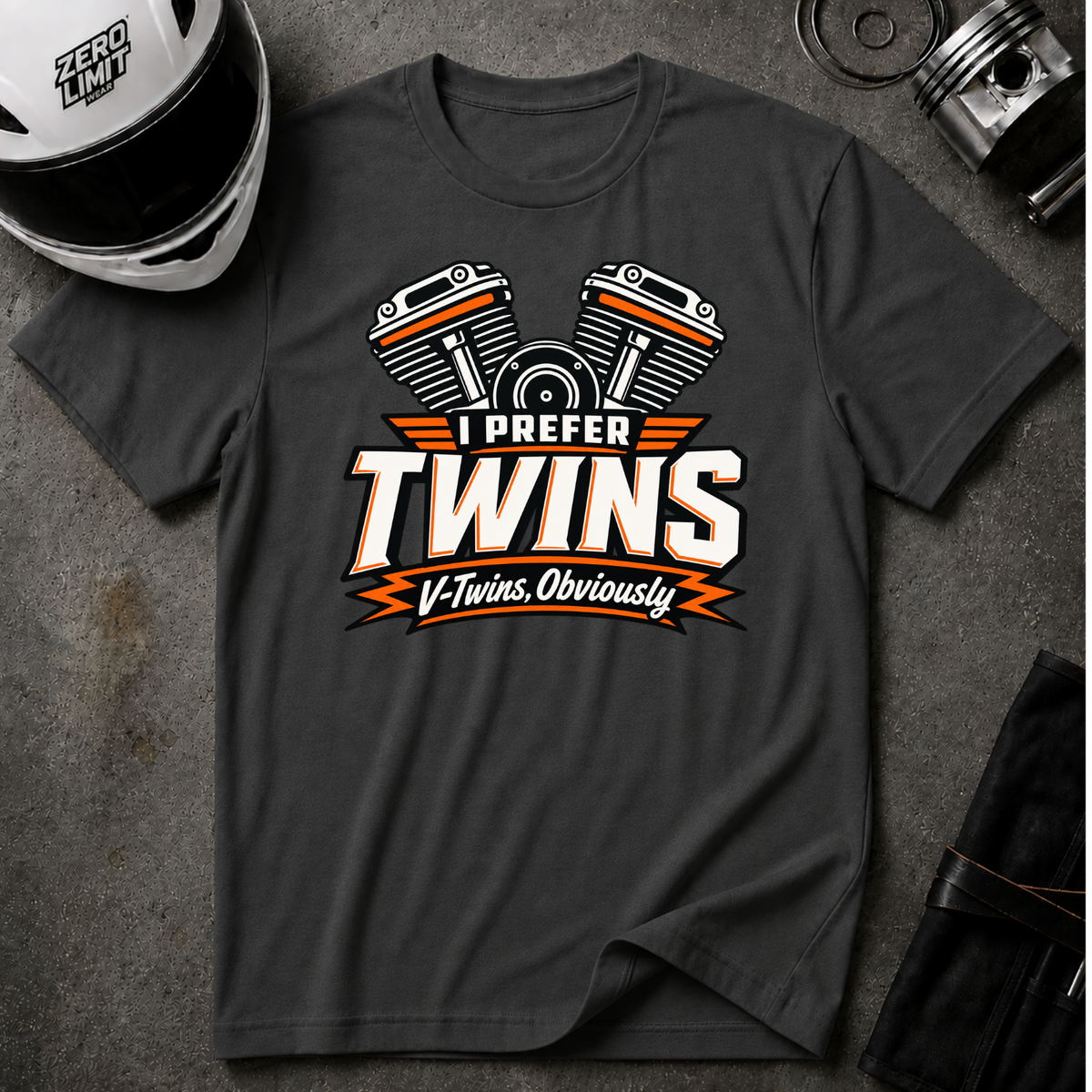 I PREFER TWINS T-SHIRT