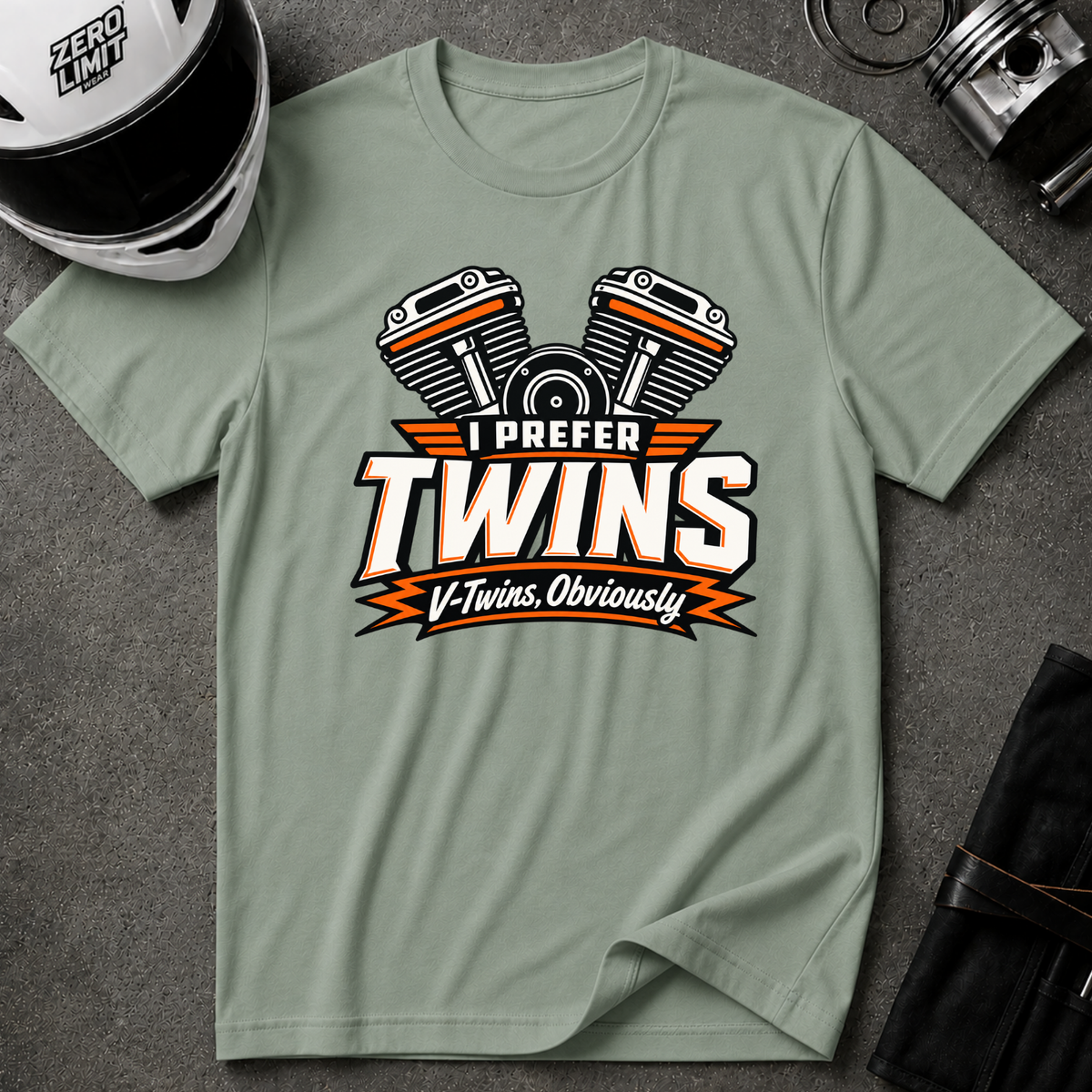 I PREFER TWINS T-SHIRT
