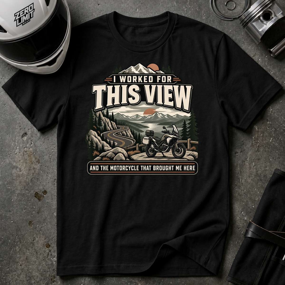 WORKED FOR THIS VIEW T-SHIRT