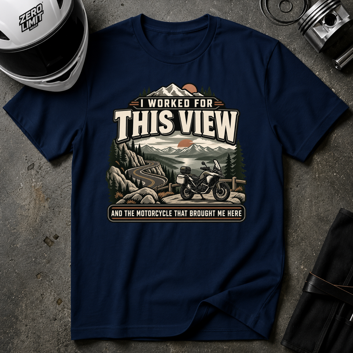 WORKED FOR THIS VIEW T-SHIRT