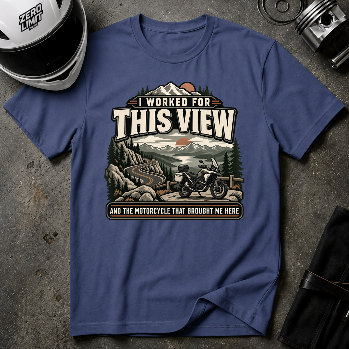 WORKED FOR THIS VIEW T-SHIRT