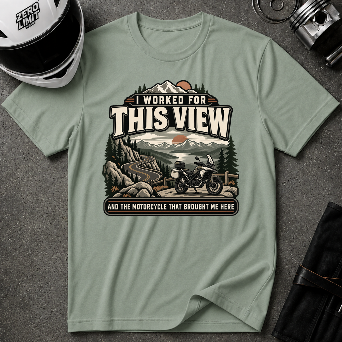 WORKED FOR THIS VIEW T-SHIRT