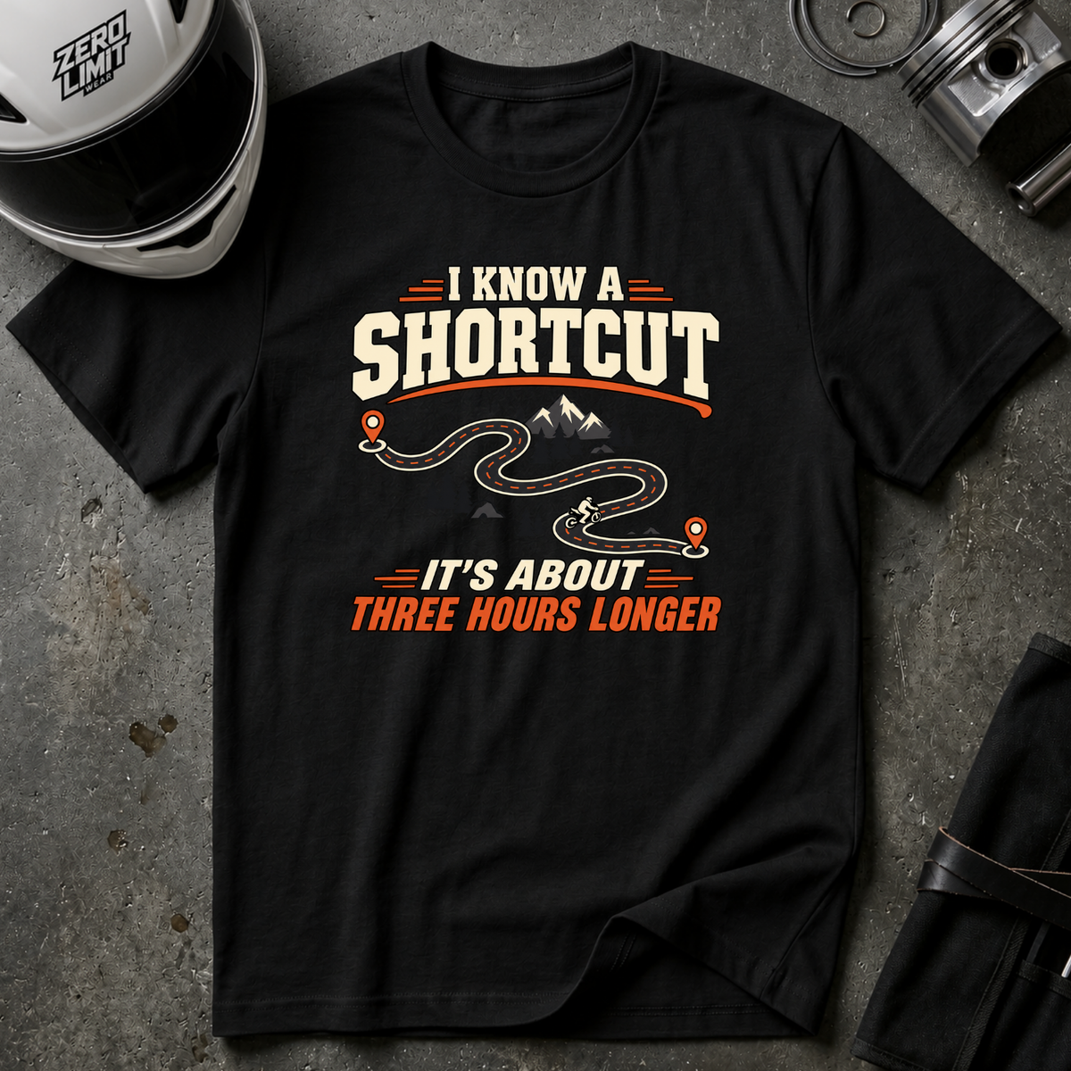 I KNOW A SHORTCUT T-SHIRT