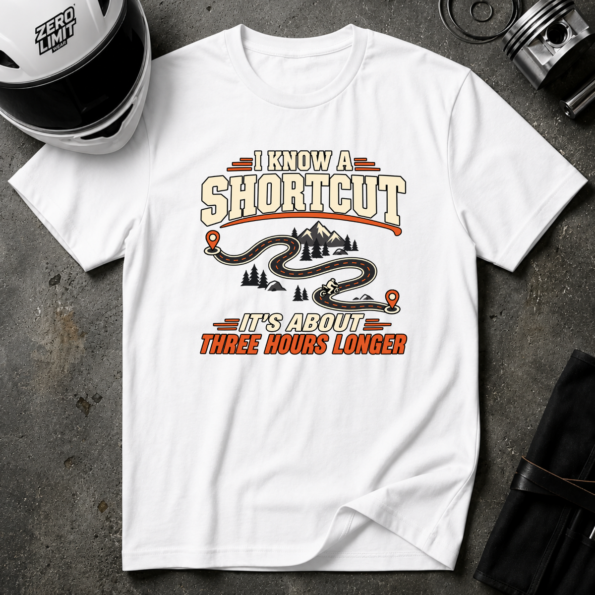 I KNOW A SHORTCUT T-SHIRT
