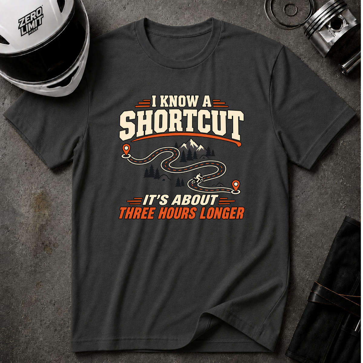 I KNOW A SHORTCUT T-SHIRT