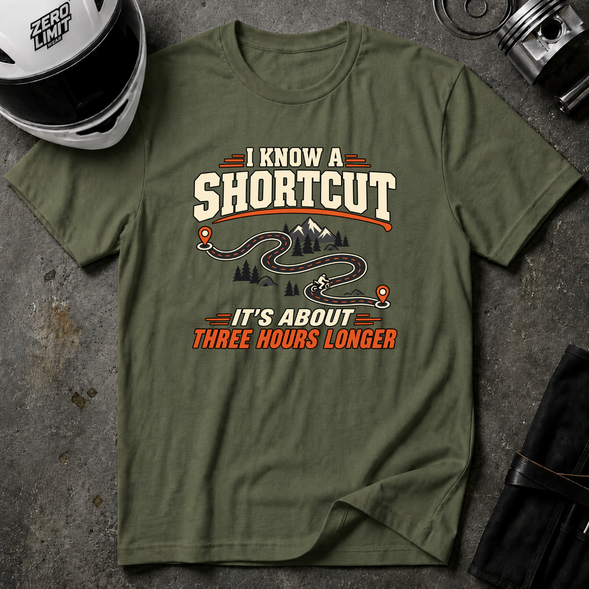 I KNOW A SHORTCUT T-SHIRT