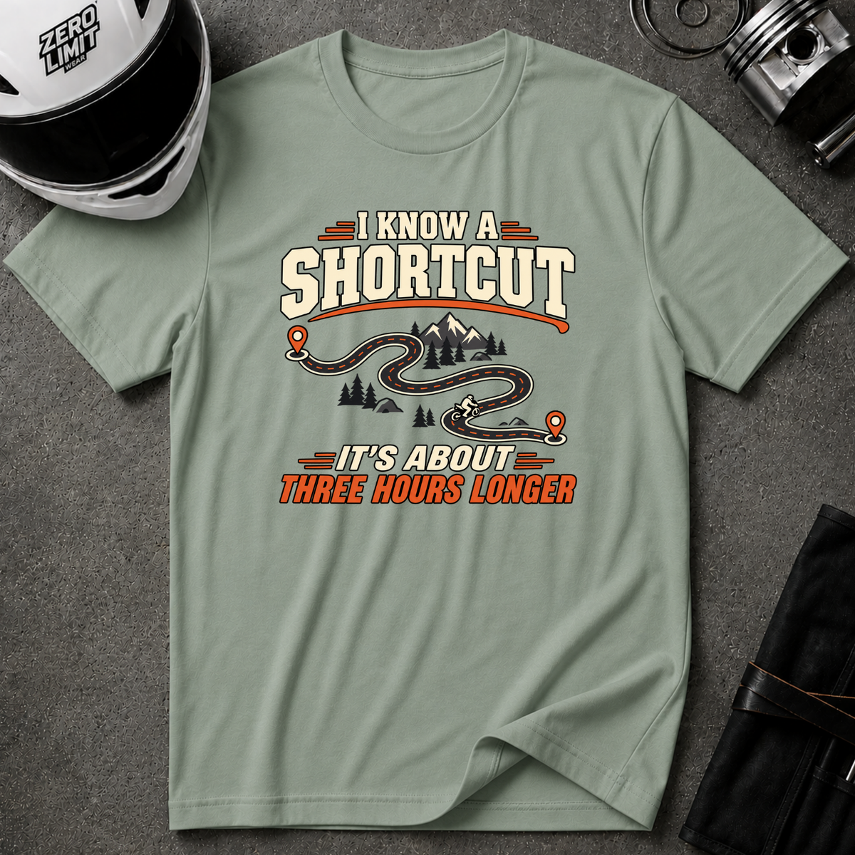 I KNOW A SHORTCUT T-SHIRT