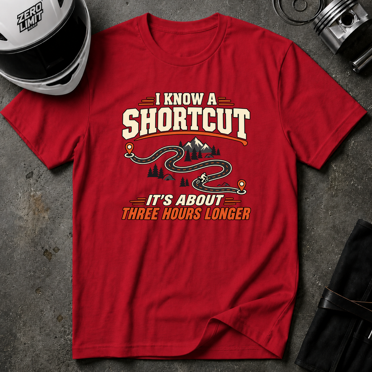 I KNOW A SHORTCUT T-SHIRT
