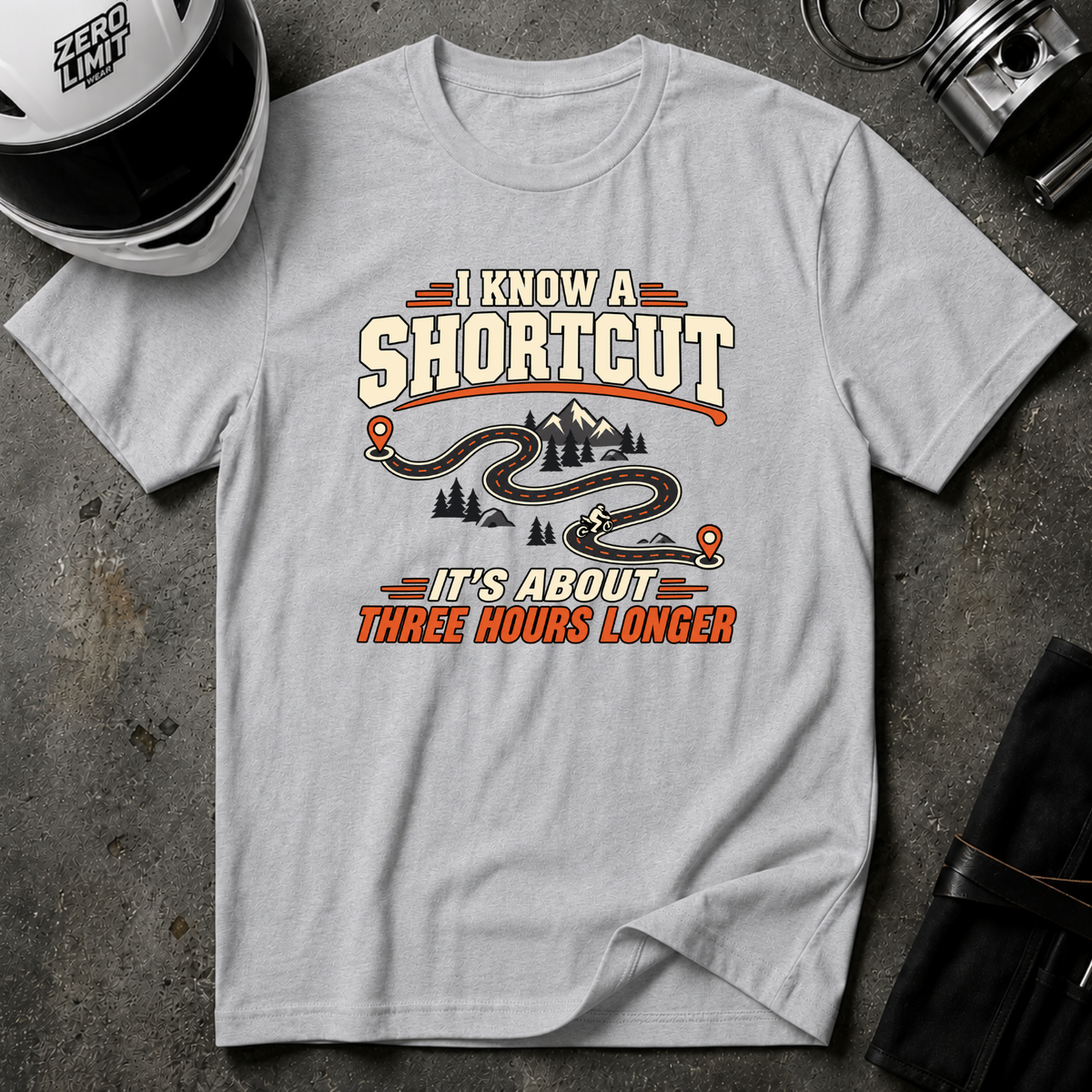 I KNOW A SHORTCUT T-SHIRT