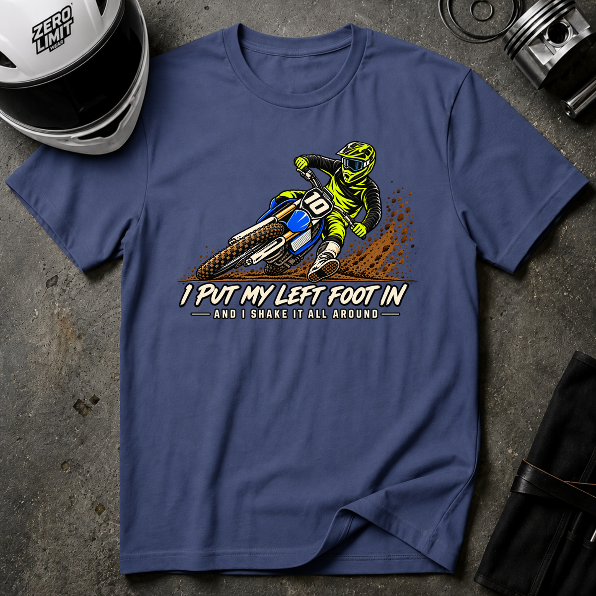 PUT MY LEFT FOOT IN T-SHIRT