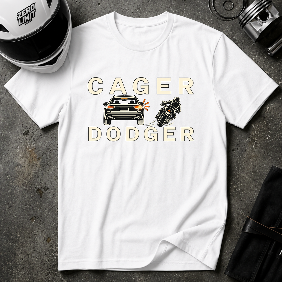 CAGER DODGER T-SHIRT