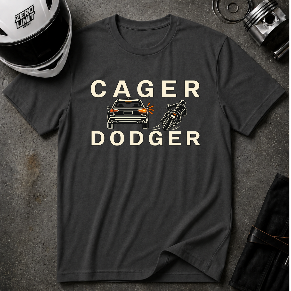 CAGER DODGER T-SHIRT