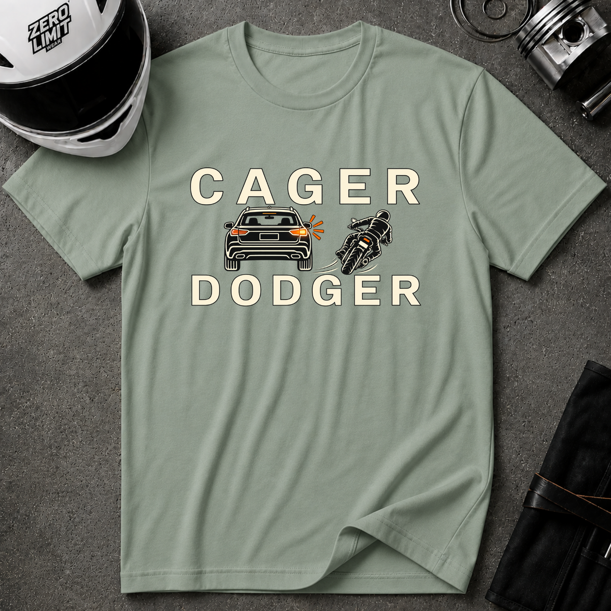 CAGER DODGER T-SHIRT