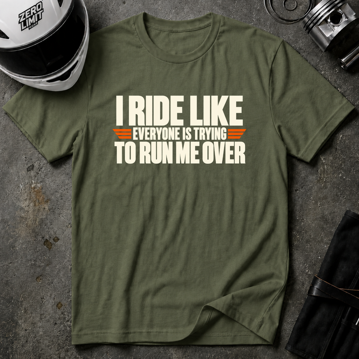 TRYING TO RUN ME OVER T-SHIRT