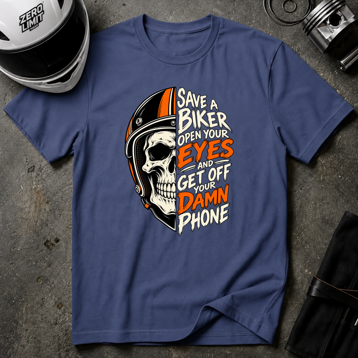 SAVE A BIKER T-SHIRT