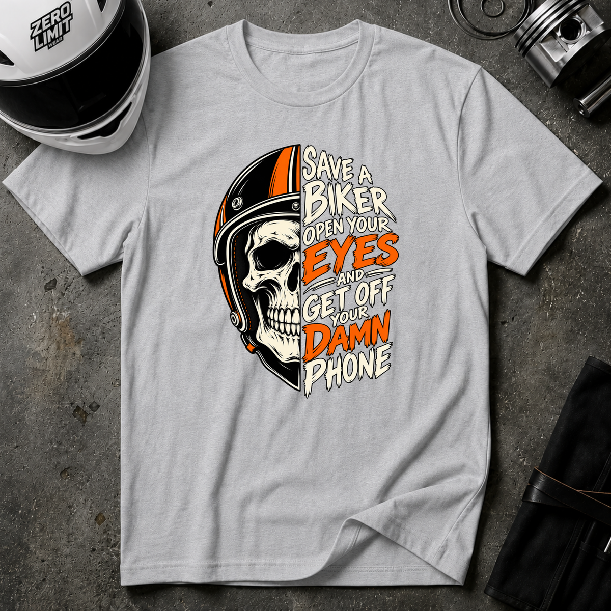 SAVE A BIKER T-SHIRT
