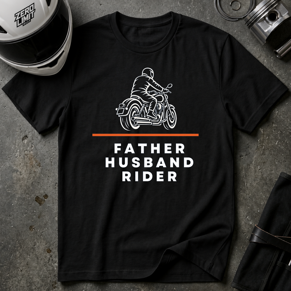 CRUSER FATHER HUSBAND RIDER T-SHIRT