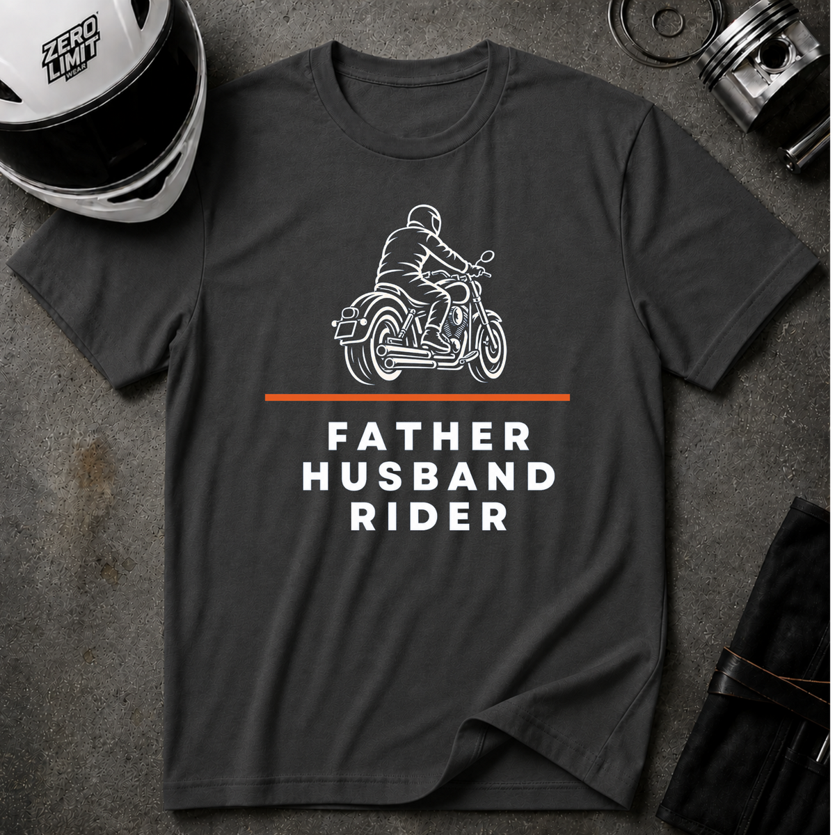 CRUSER FATHER HUSBAND RIDER T-SHIRT