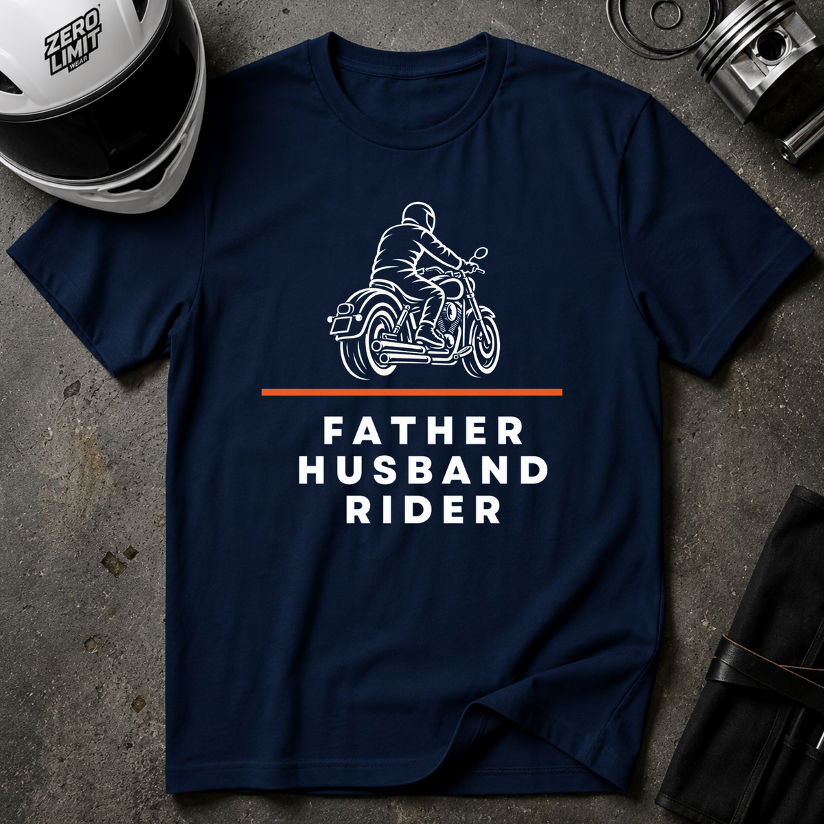 CRUSER FATHER HUSBAND RIDER T-SHIRT