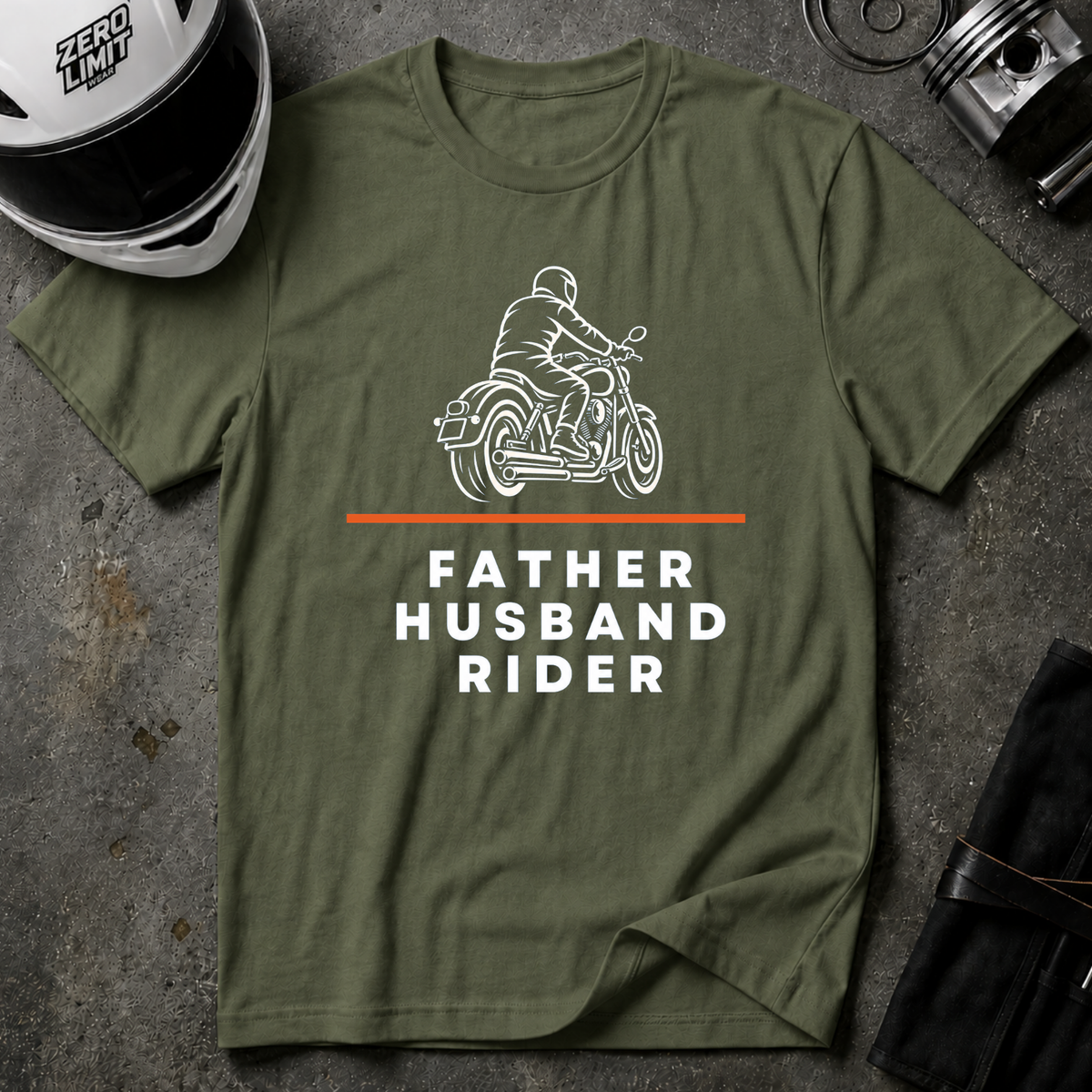 CRUSER FATHER HUSBAND RIDER T-SHIRT
