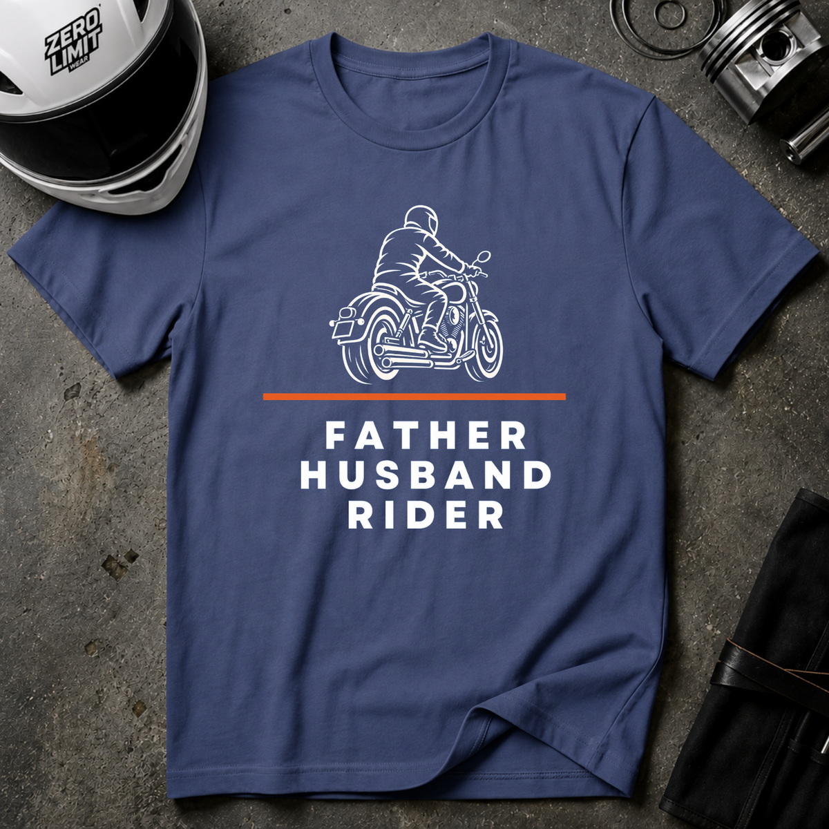 CRUSER FATHER HUSBAND RIDER T-SHIRT