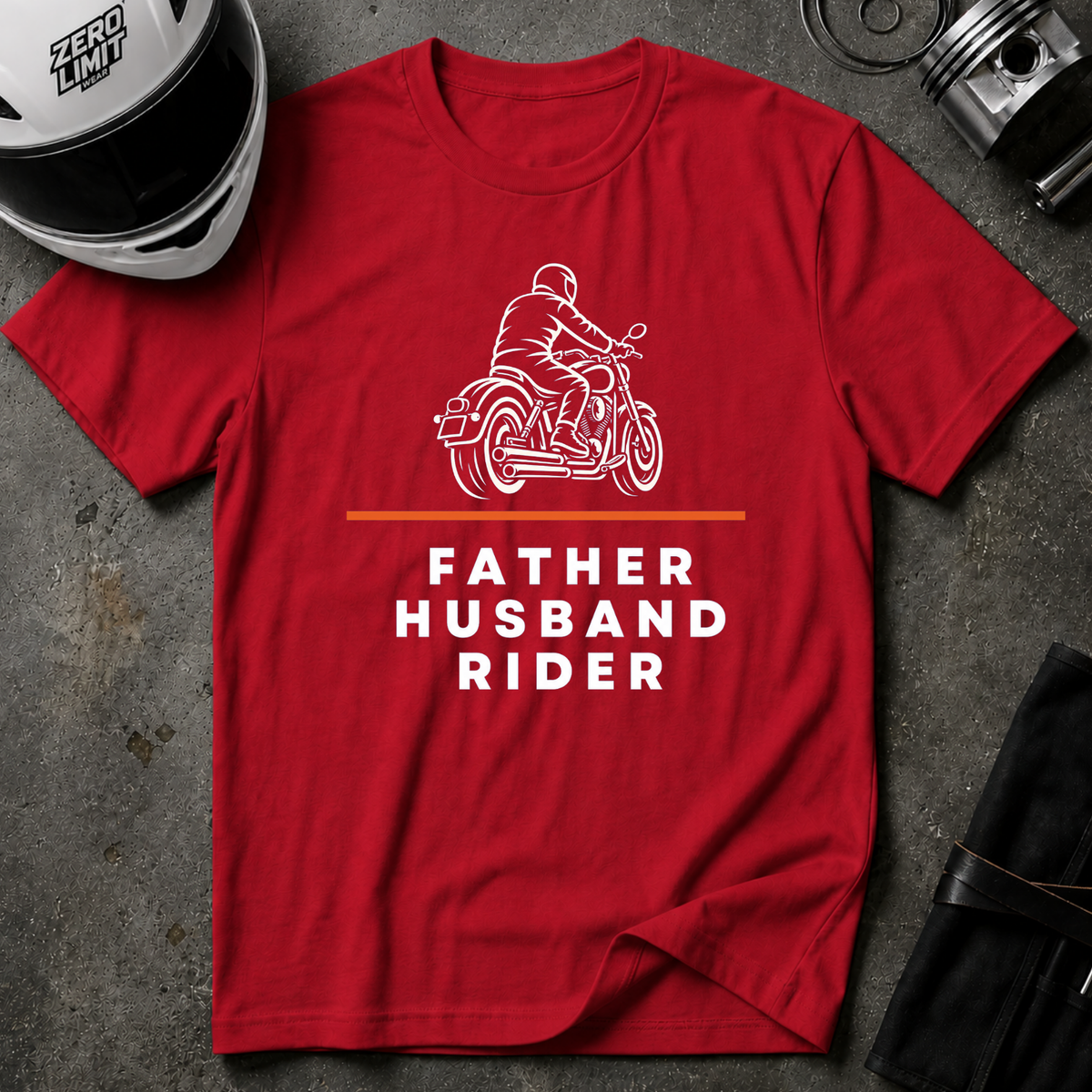 CRUSER FATHER HUSBAND RIDER T-SHIRT