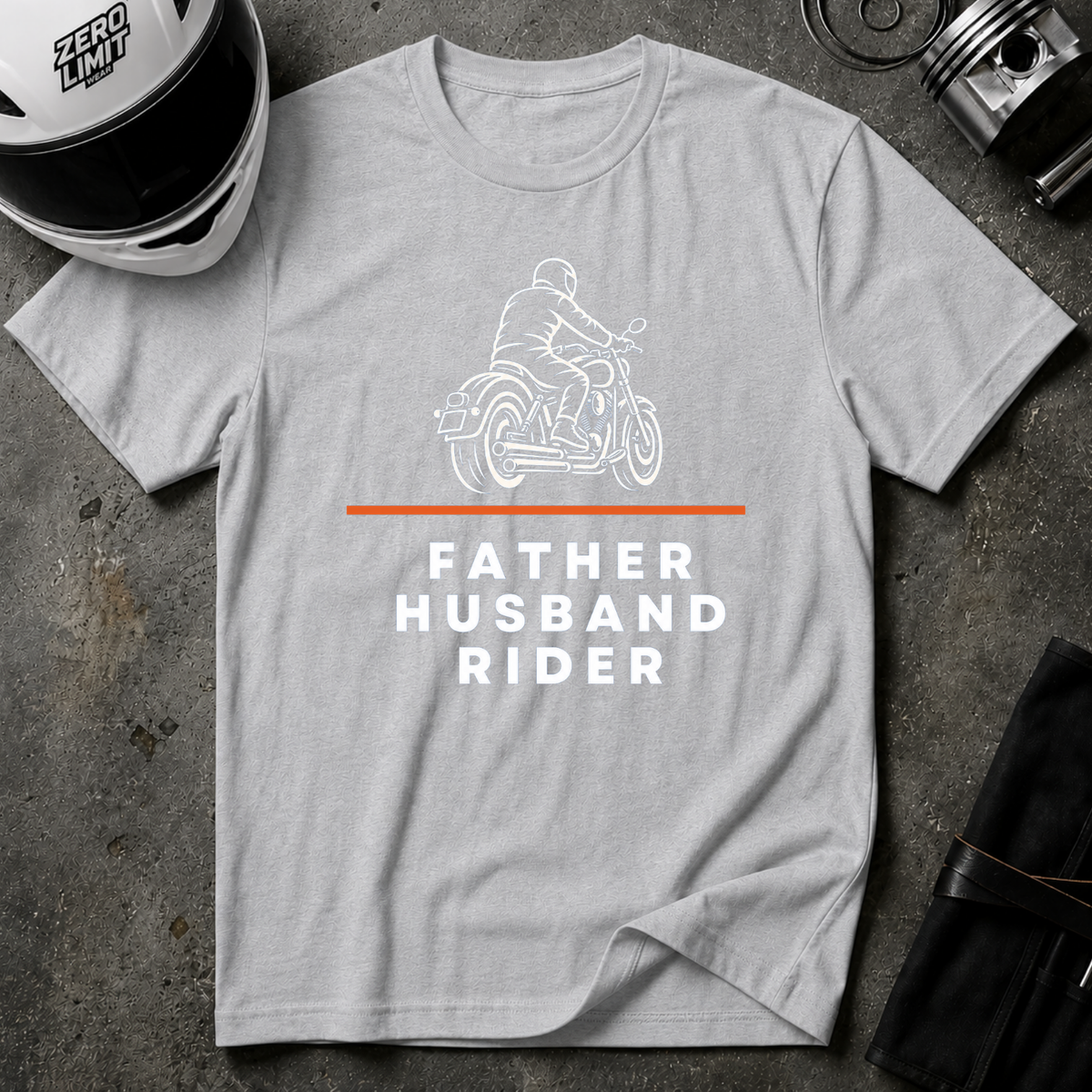 CRUSER FATHER HUSBAND RIDER T-SHIRT