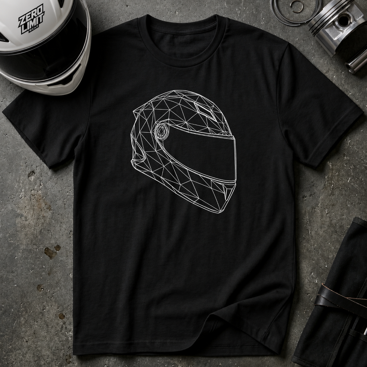 RACING HELMET T-SHIRT