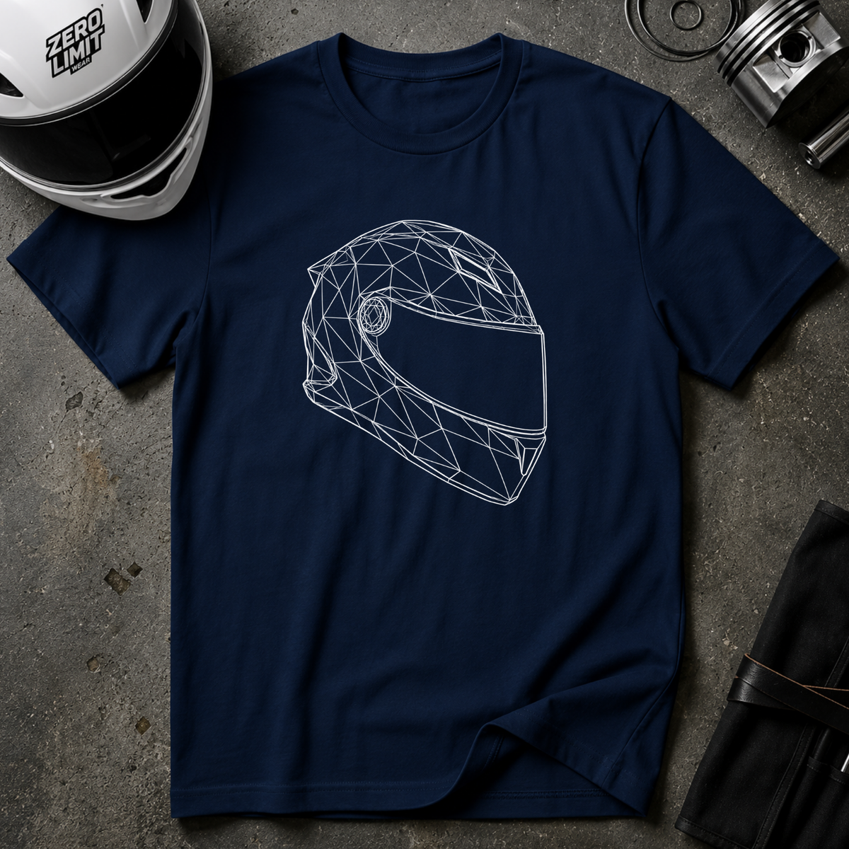RACING HELMET T-SHIRT