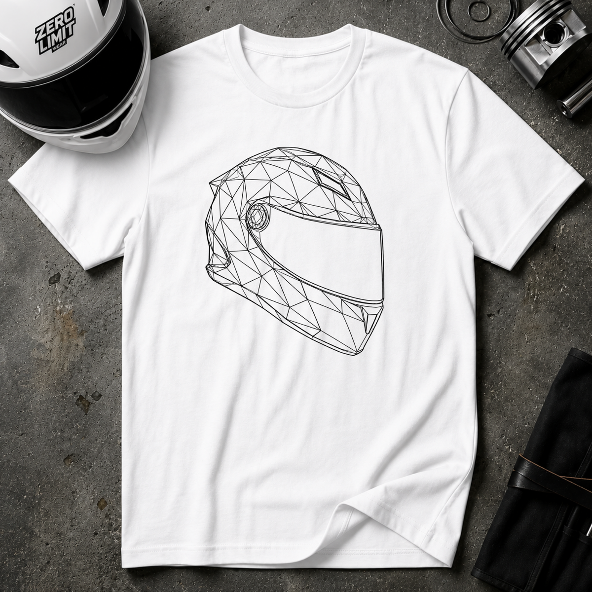 RACING HELMET T-SHIRT