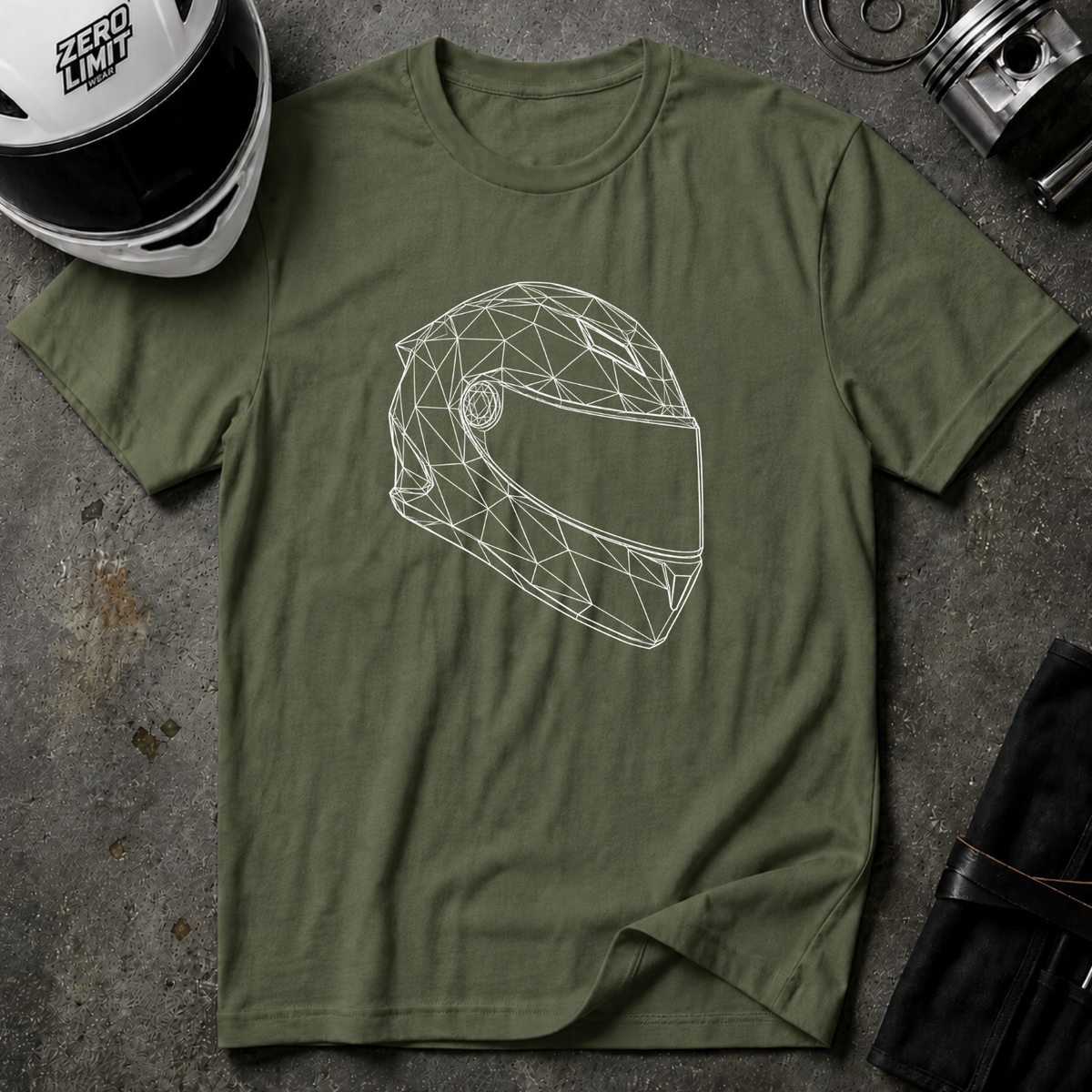RACING HELMET T-SHIRT