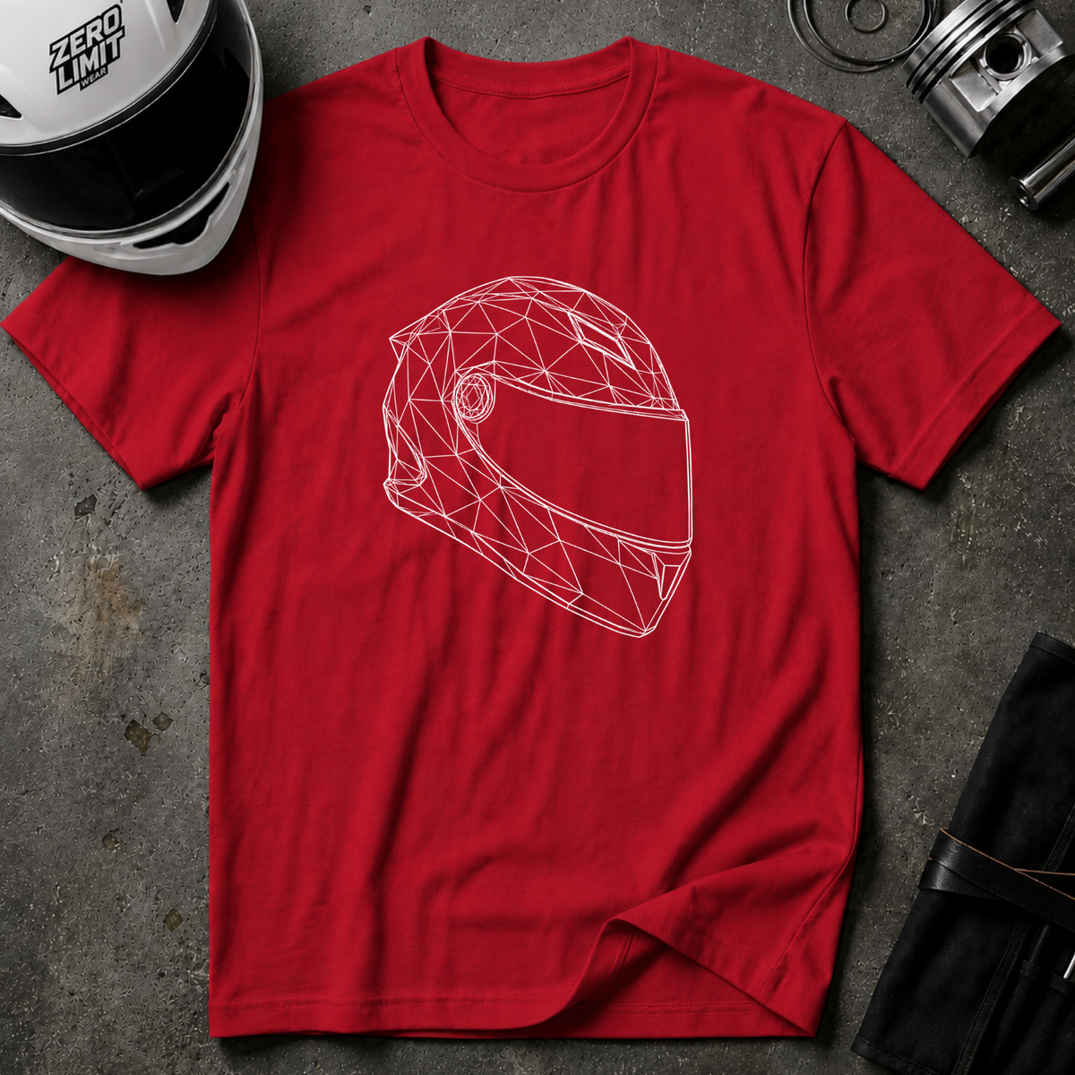 RACING HELMET T-SHIRT