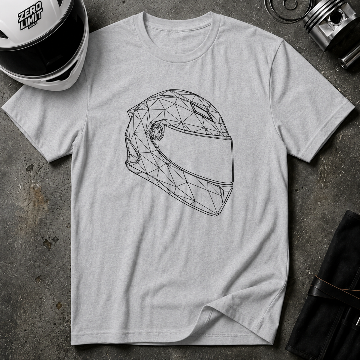 RACING HELMET T-SHIRT