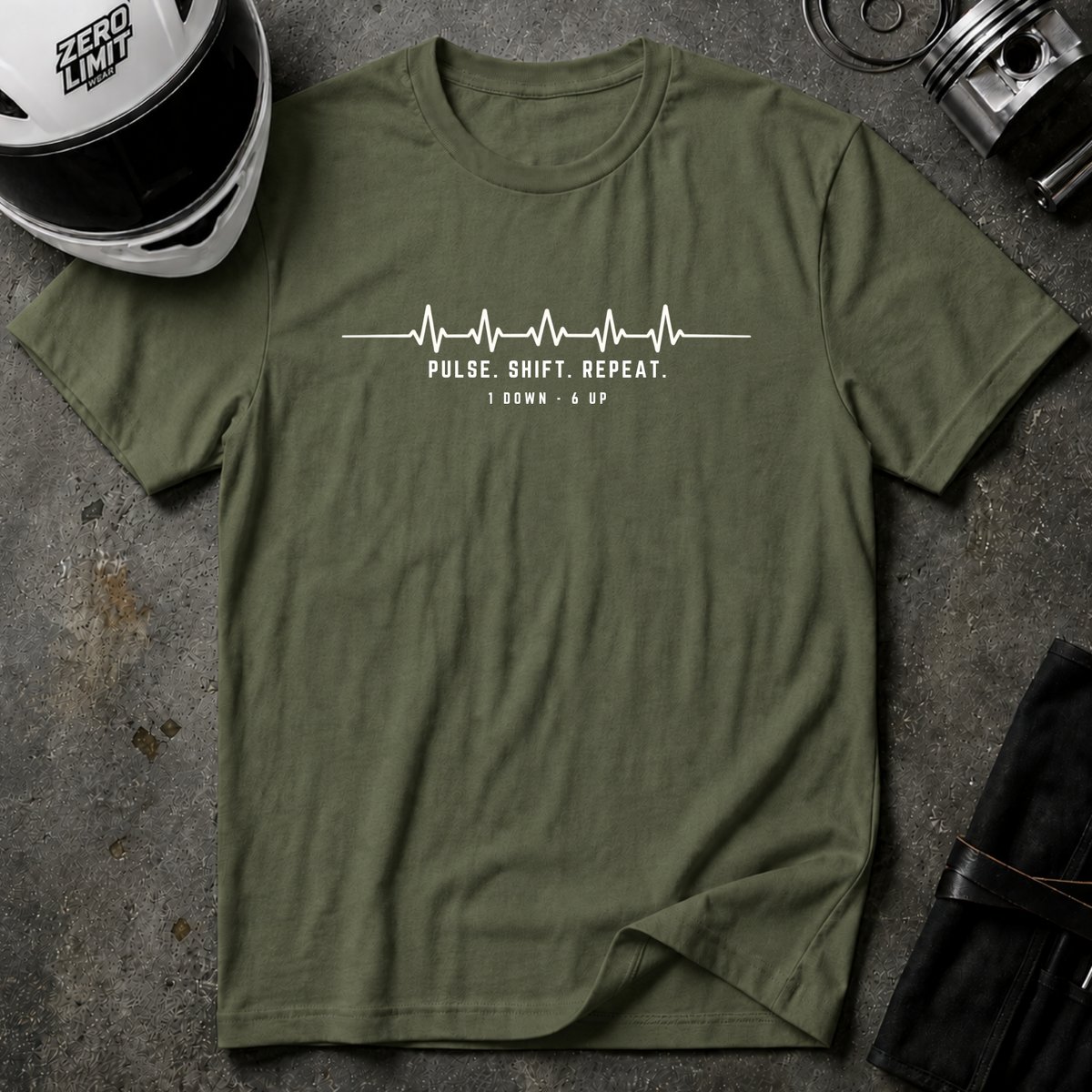 1 DOWN, 6 UP T-SHIRT