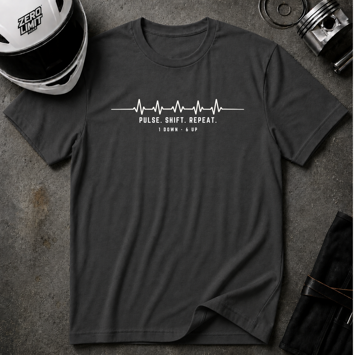 1 DOWN, 6 UP T-SHIRT