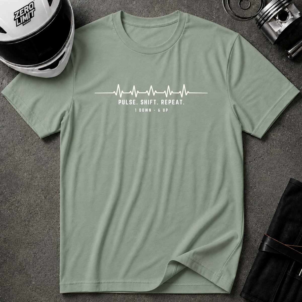 1 DOWN, 6 UP T-SHIRT