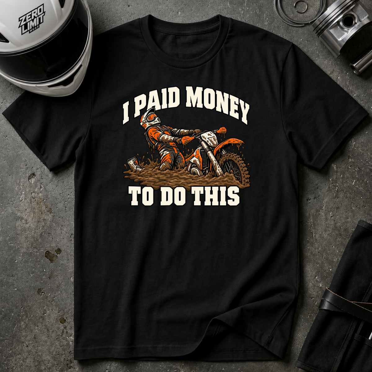 PAID MONEY TO DO THIS T-SHIRT
