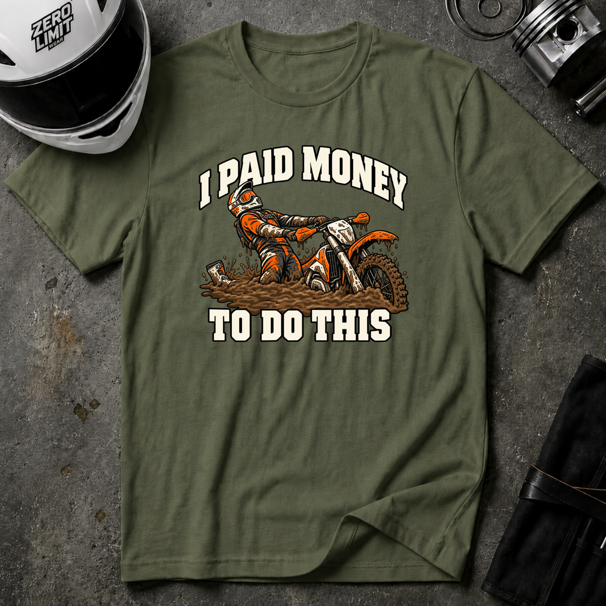 PAID MONEY TO DO THIS T-SHIRT