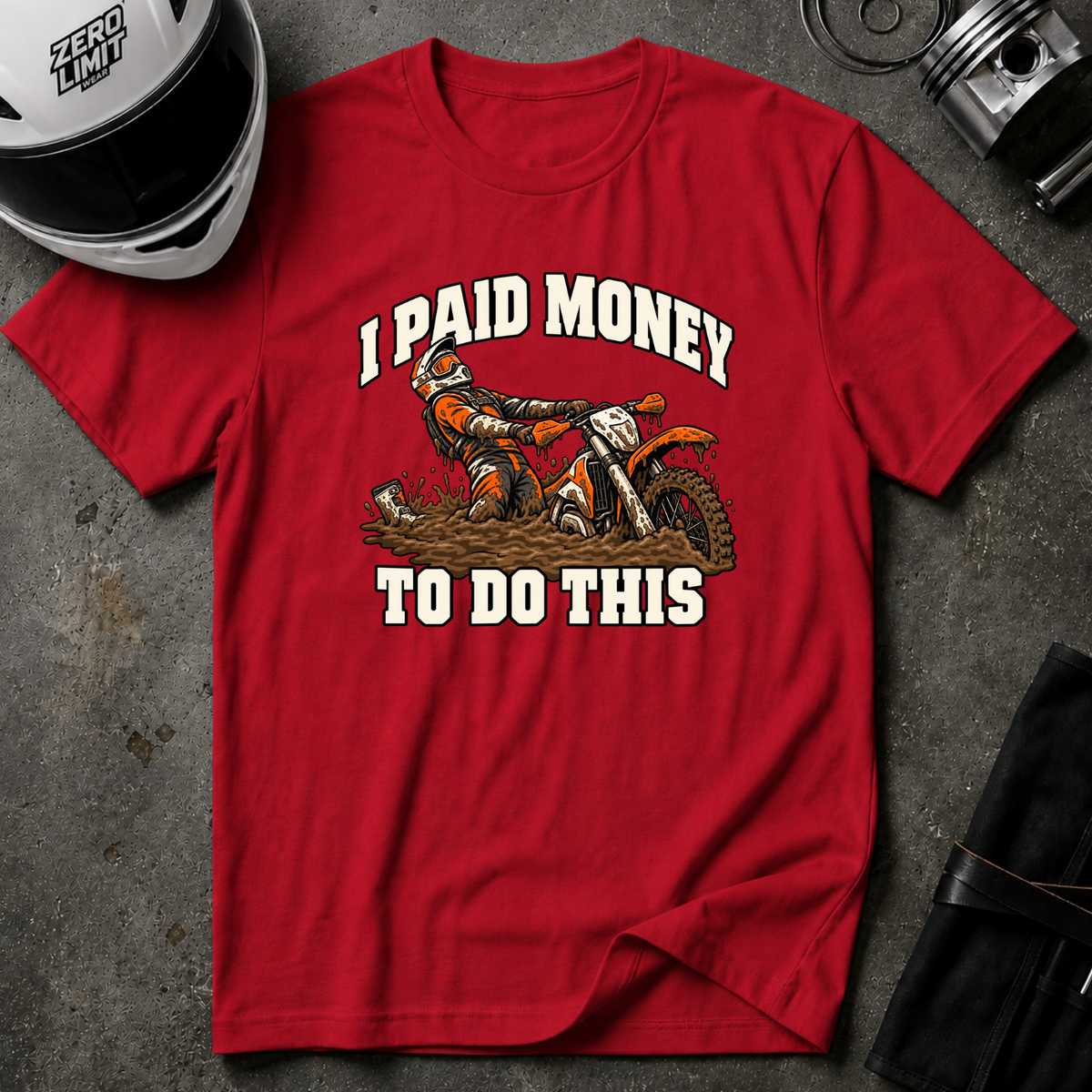 PAID MONEY TO DO THIS T-SHIRT