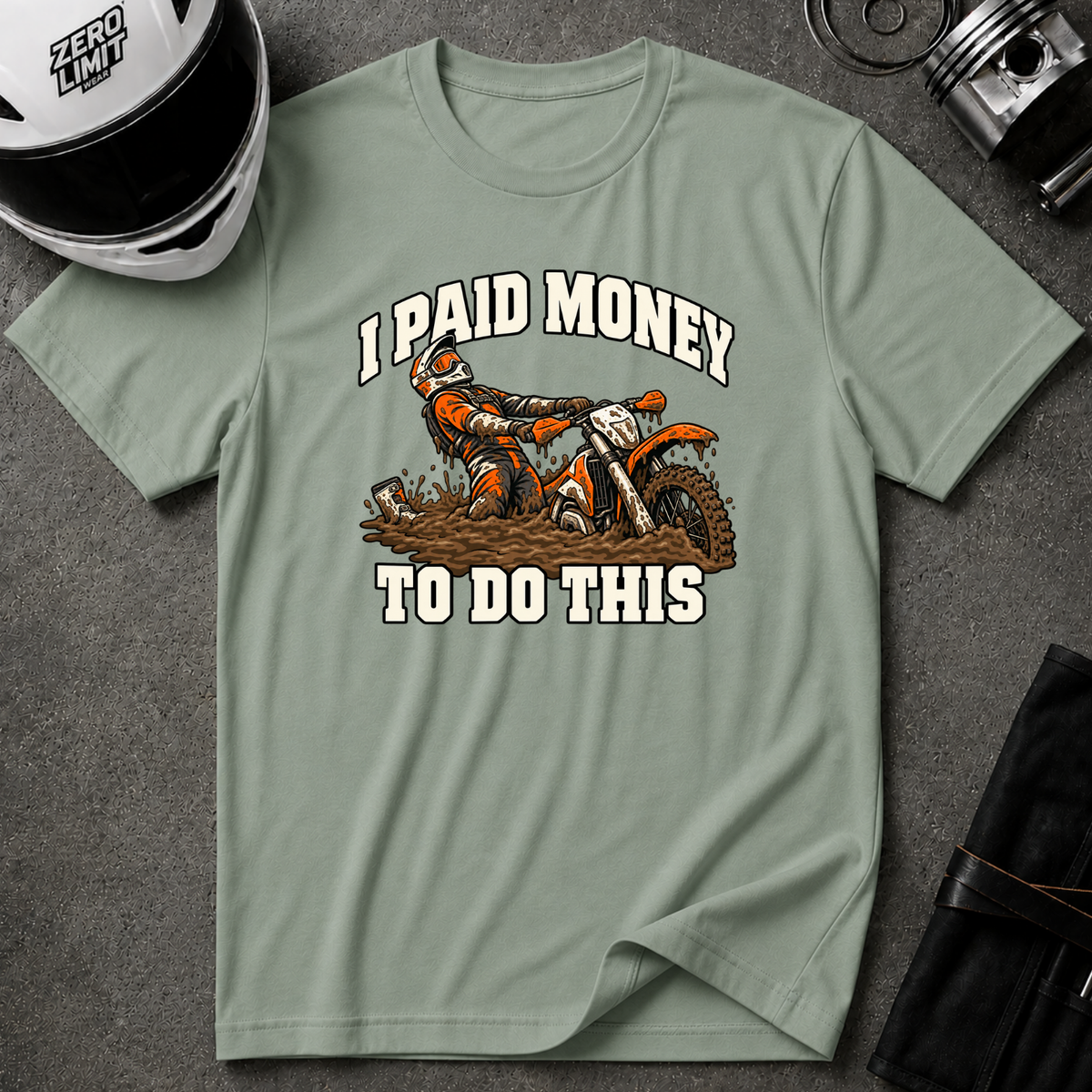 PAID MONEY TO DO THIS T-SHIRT