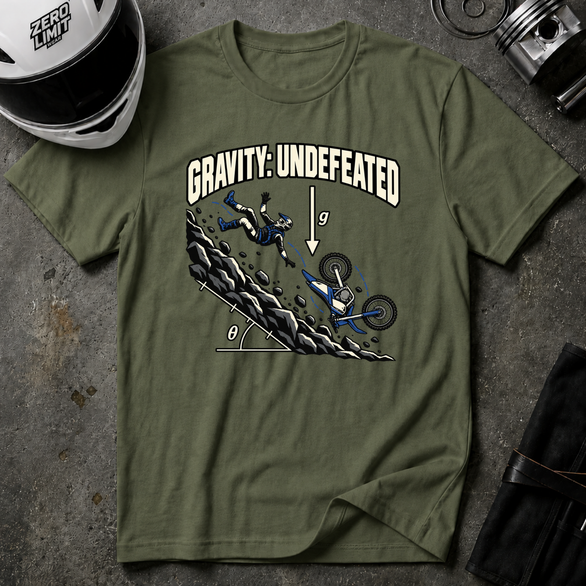 GRAVITY REMAINS UNDEFEATED T-SHIRT