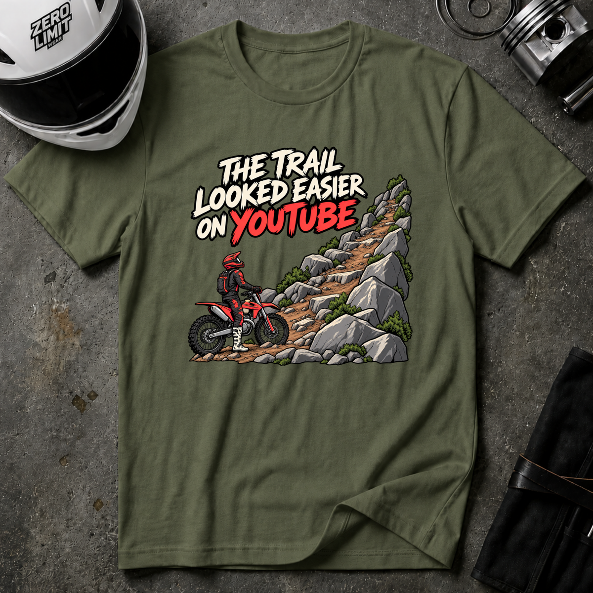 TRAIL LOOKED EASIER T-SHIRT