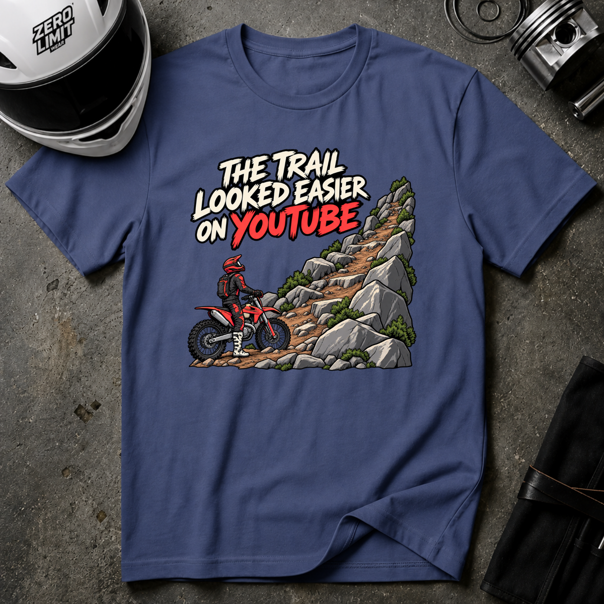 TRAIL LOOKED EASIER T-SHIRT
