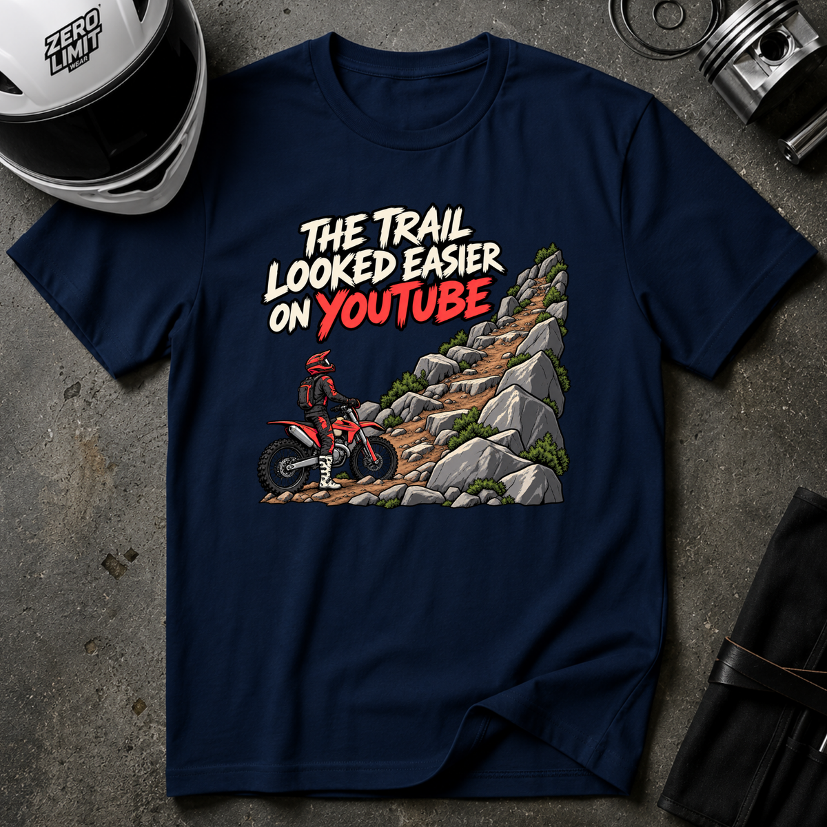 TRAIL LOOKED EASIER T-SHIRT