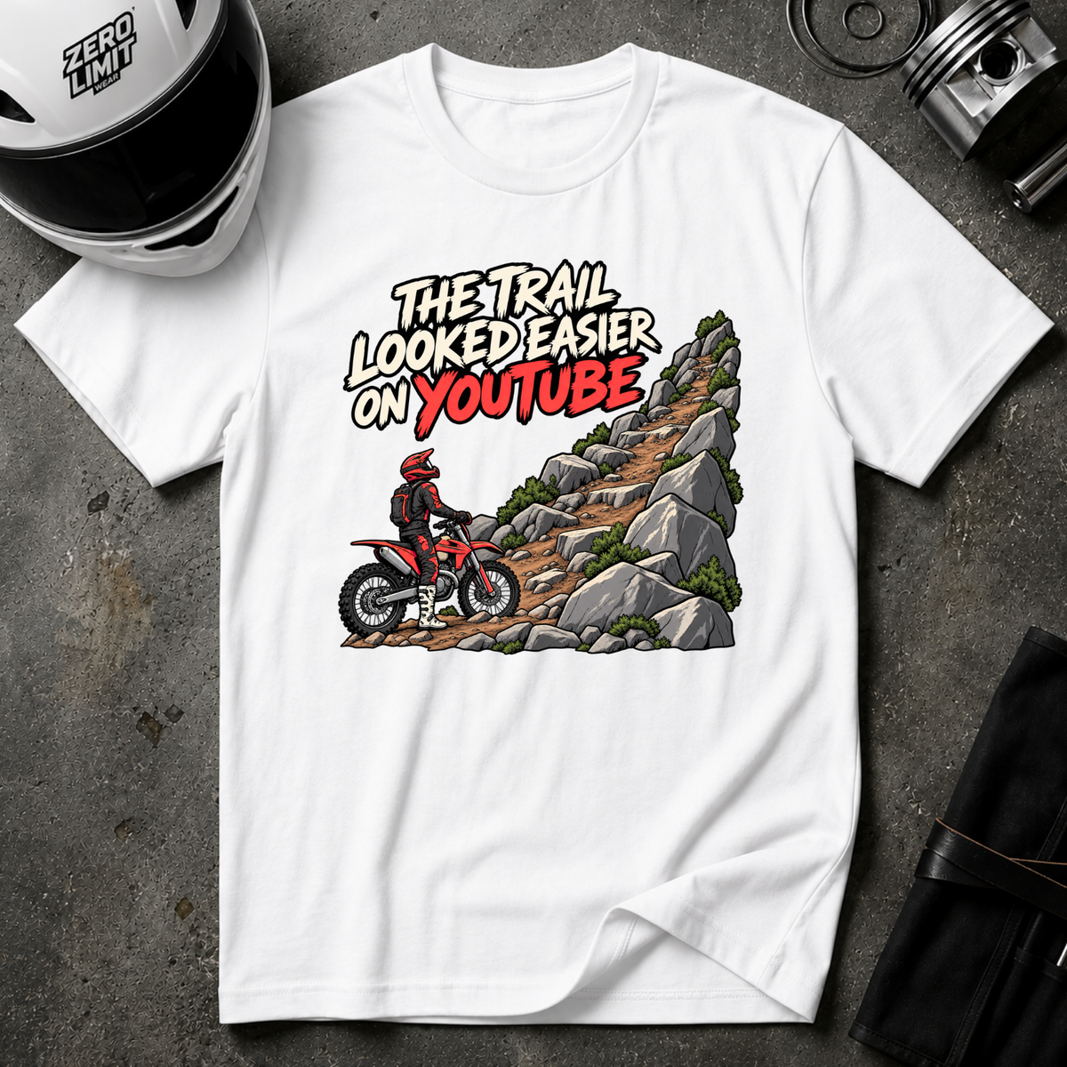 TRAIL LOOKED EASIER T-SHIRT
