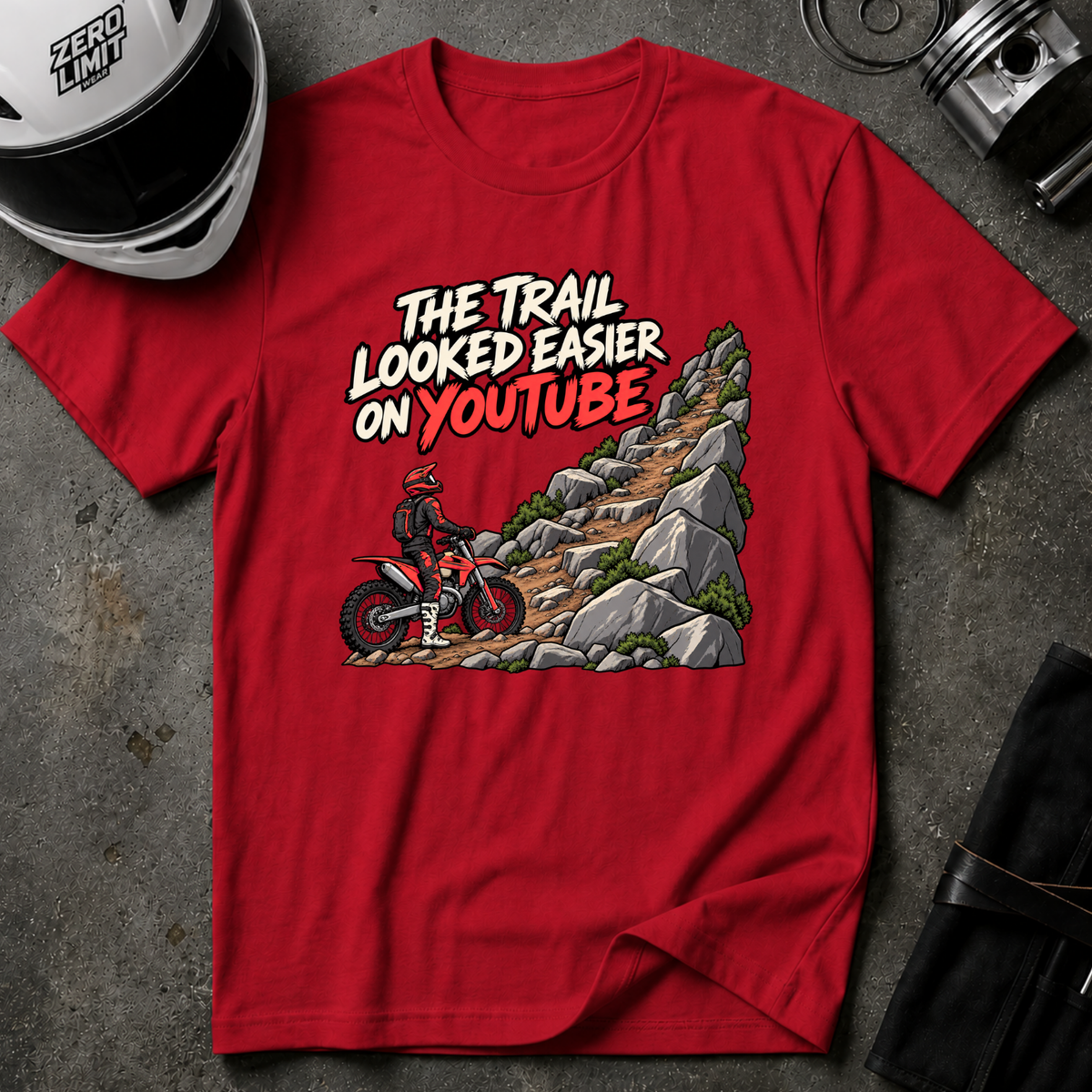 TRAIL LOOKED EASIER T-SHIRT