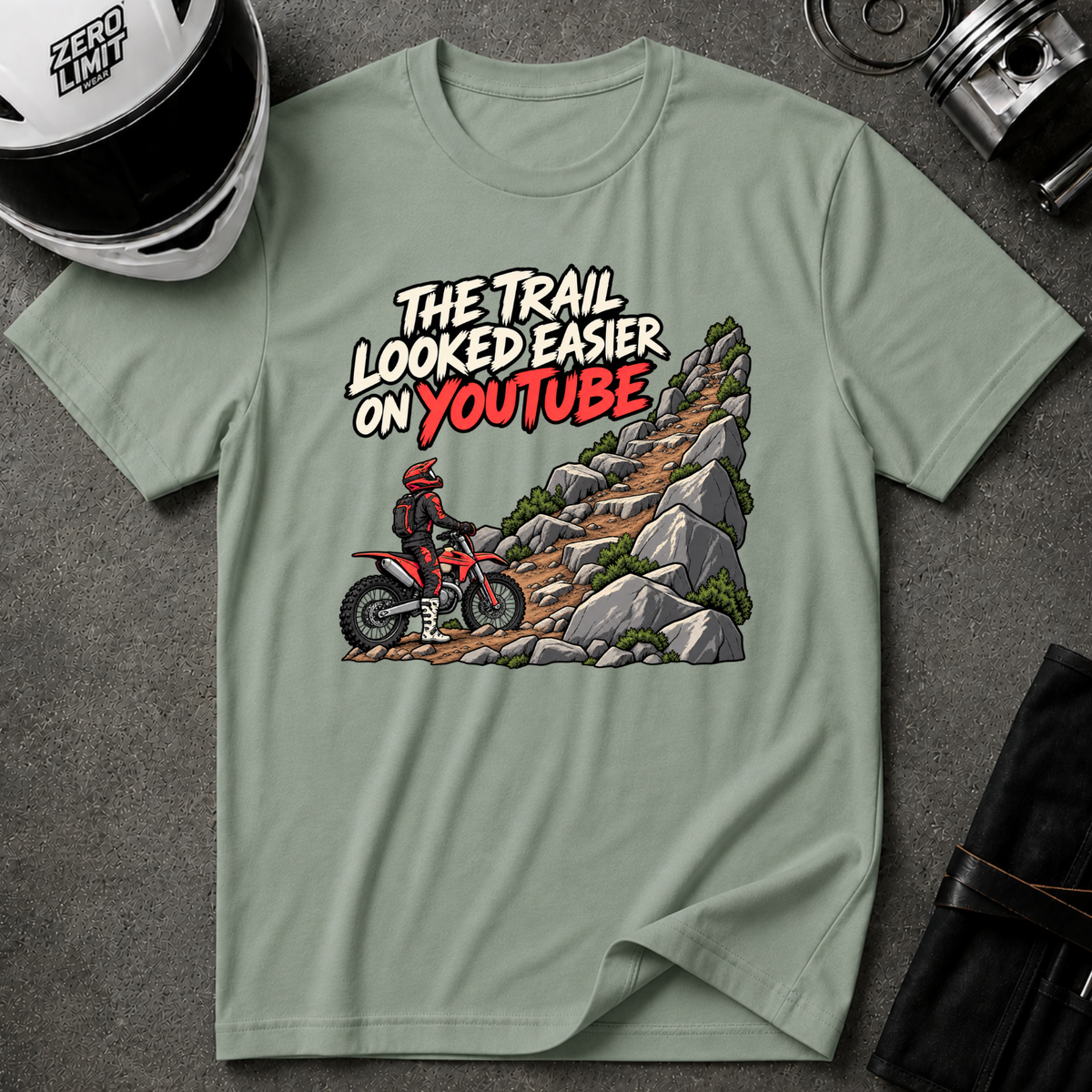 TRAIL LOOKED EASIER T-SHIRT